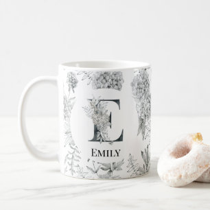 Watercolor letter E Coffee Mug