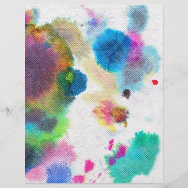 Watercolor Letter Paper! (Front)