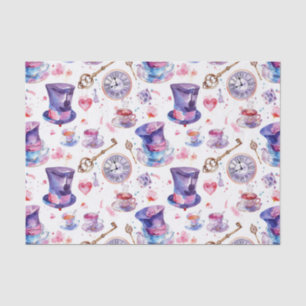 Watercolor Lewis Carroll’s Alice in Wonderland Tissue Paper