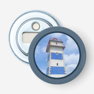 Watercolor lighthouse bottle opener