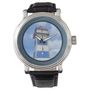 Watercolor lighthouse watch