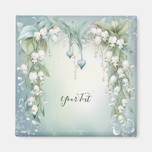 Watercolor Lily of the Valley Magnet