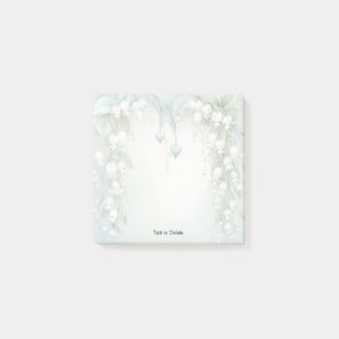 Watercolor Lily of the Valley Post it Notes