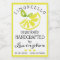 Watercolor Limoncello For A Small Bottle Label |
