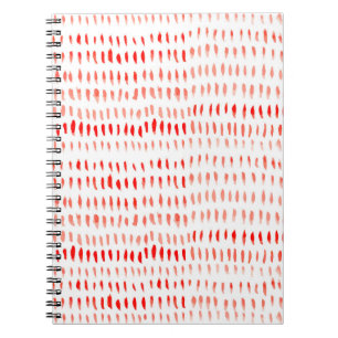 Watercolor lineart seamless pattern notebook