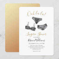 Watercolor Lingerie Shower Bridal Shower