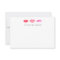 Watercolor Lips | Personalized Flat Notecards