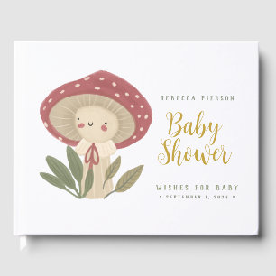 Watercolor Little mushroom Guest Book