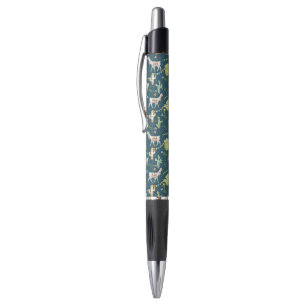 Watercolor Llama Flag Pattern Pen