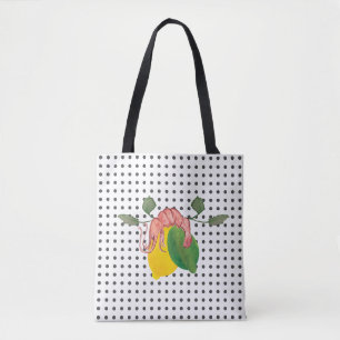 Watercolor Lobster Shrimp Lemon Lime Seafood Tote Bag