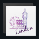 Watercolor London, Big Ben<br><div class="desc">Big Ben tower is great gifts for Christmas and for anyone who loves London,  Britain makes a great gift for a birthday or any other event and celebration.  wear this funny design and show everyone how much you want to visit England,  skyline</div>