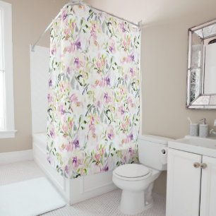 Watercolor loose expressive spring floral