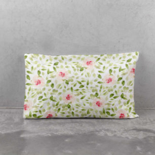 Watercolor loose expressive Summer floral Pillowcase