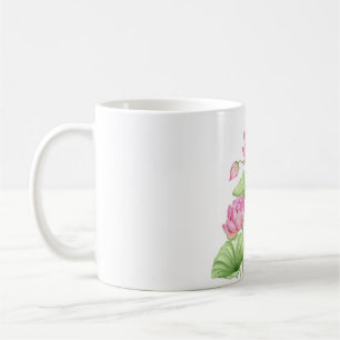  Watercolor Lotus Aesthetic Throw Classic Mug 