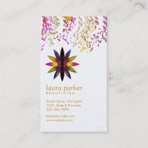 Watercolor Lotus Flower Yoga Meditation Health Spa Business Card