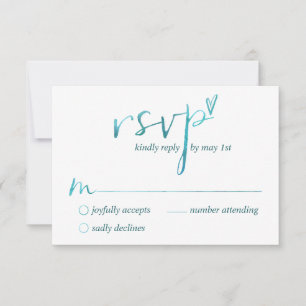 Watercolor Love is Love Gay RSVP Cards
