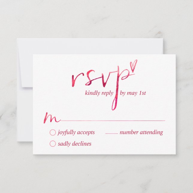 Watercolor Love is Love Gay RSVP Cartes (Devant)