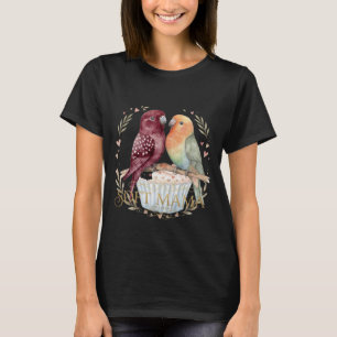 Watercolor Lovebirds Soft Mama T-Shirt   Cute Moth