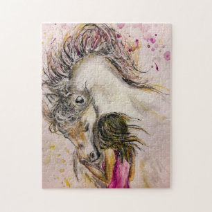 Watercolor - Lovely Friends Jigsaw Puzzle