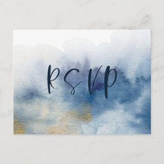 Watercolor Lux RSVP Postcard V2