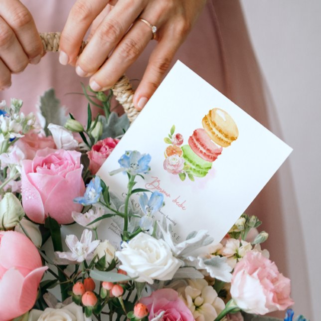 Watercolor Macaroons Baby Shower invitation (Creator Uploaded)