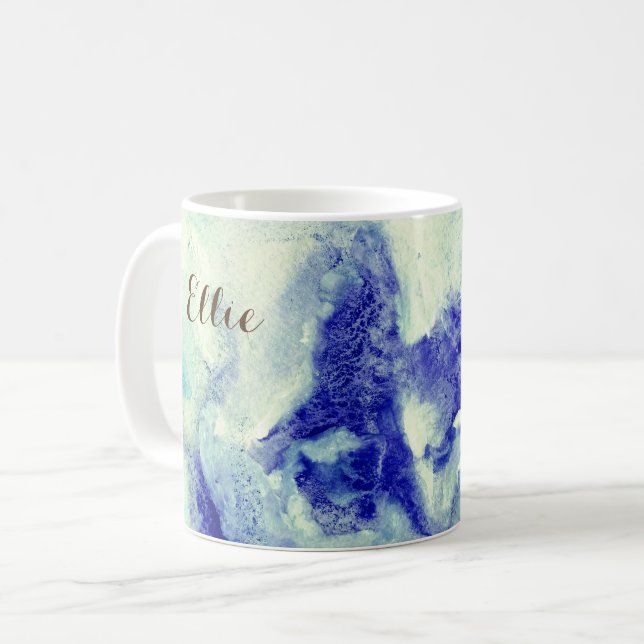 Watercolor Magic Personalized Coffee Mug (Front Left)