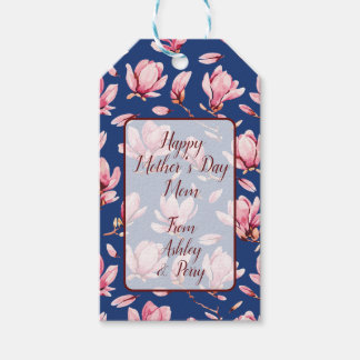 Watercolor Magnolias Gift Tags