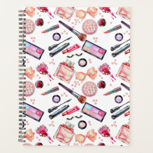 Watercolor Makeup Pattern Planner
