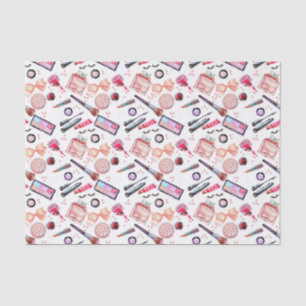 Watercolor Makeup Pattern Tissue Paper
