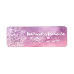 Watercolor Mandala Holistic Healing Adresse de ret