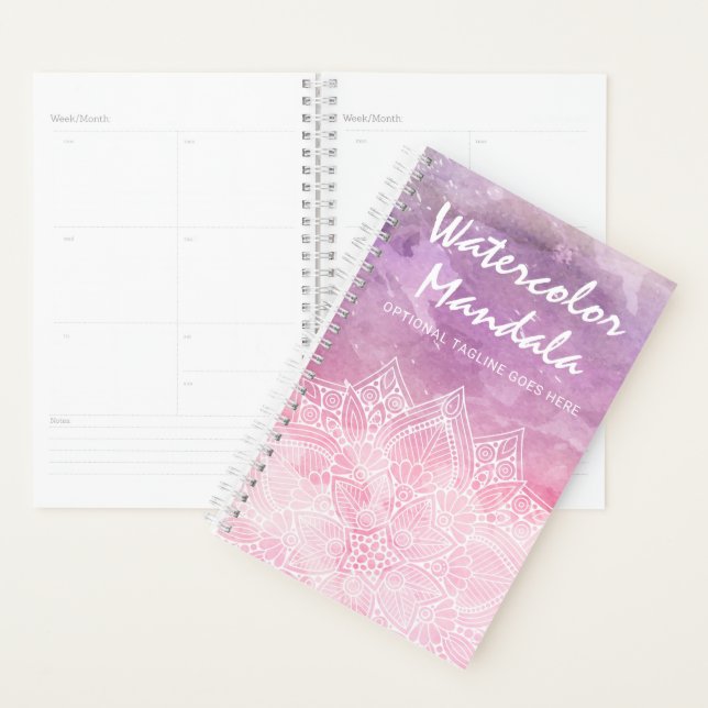 Watercolor Mandala Holistic Healing & Spiritual Planner (Display)