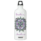 Watercolor Mandala Water Bottle