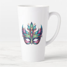 watercolor Mardi Gras mask carnival 