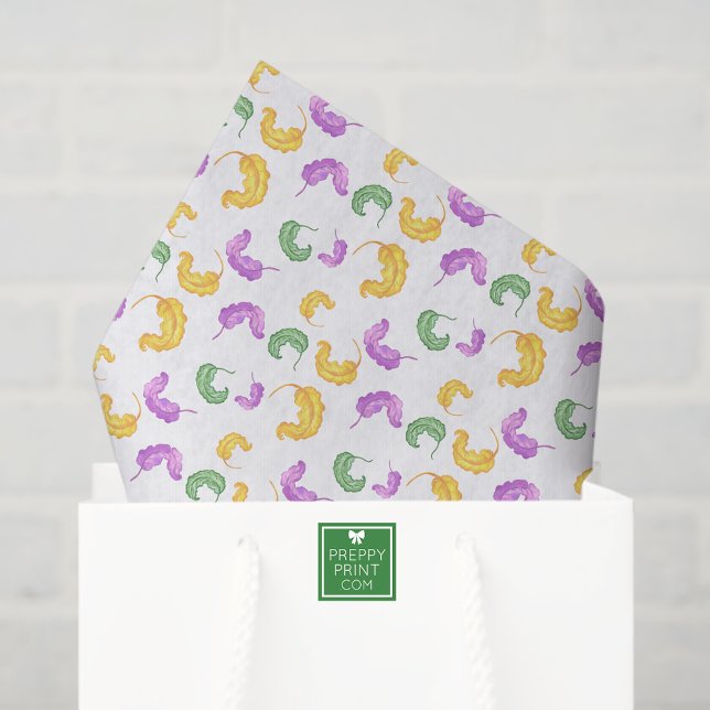 Watercolor Mardi Gras Party Tissue Paper (Creator Uploaded)