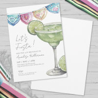 Watercolor Margarita Cinco De Mayo Birthday Party