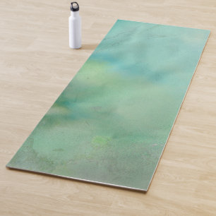Watercolor Maritime Aqua Yoga Mat