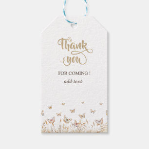 Watercolor Meadow Butterflies  Gift Tags