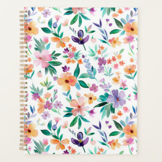Watercolor Meadow Flowers Pattern