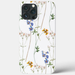 Watercolor Meadow Seamless Pattern iPhone 13 Pro Max Case