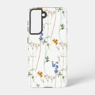 Watercolor Meadow Seamless Pattern Samsung Galaxy Case