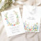 Watercolor Meadow Wildflower Bohemian Wedding
