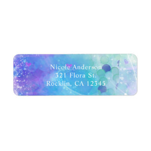 Watercolor Mermaid Tail Anniversaire Fête Invitati