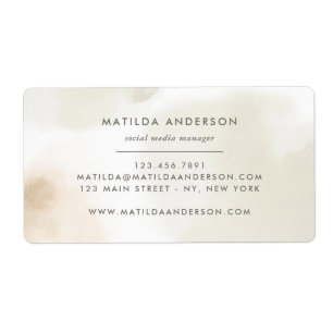 Watercolor minimal abstract natural elegant simple