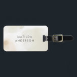 Watercolor minimal abstract natural elegant simple luggage tag<br><div class="desc">Watercolor minimal abstract natural elegant simple classy design.</div>