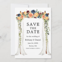 Watercolor Mixed Floral Greenery Wedding Canopy