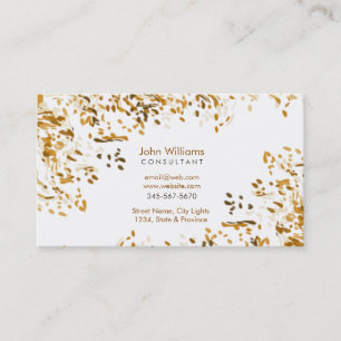Watercolor Modern Nature Paints Brushstrokes Business Card