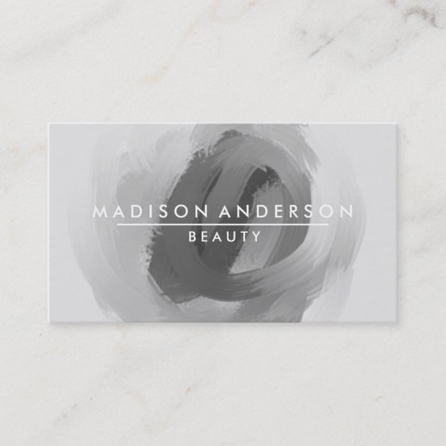 Watercolor Modern Simple & Classic Beauty Business Card (Front)