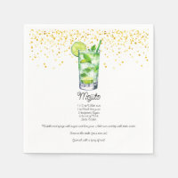 Watercolor Mojito Custom Drink Recipe