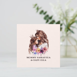 Watercolor Mom and Daughter (3)