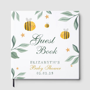 Watercolor Mommy to Bee Honey Sweet  Baby Shower Guest Book